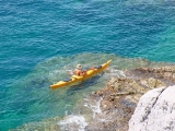 Sea kayaking Kolocep Island
