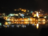 Skradin town by night