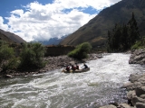 Rafting the Urubamba near Ollantaytambo